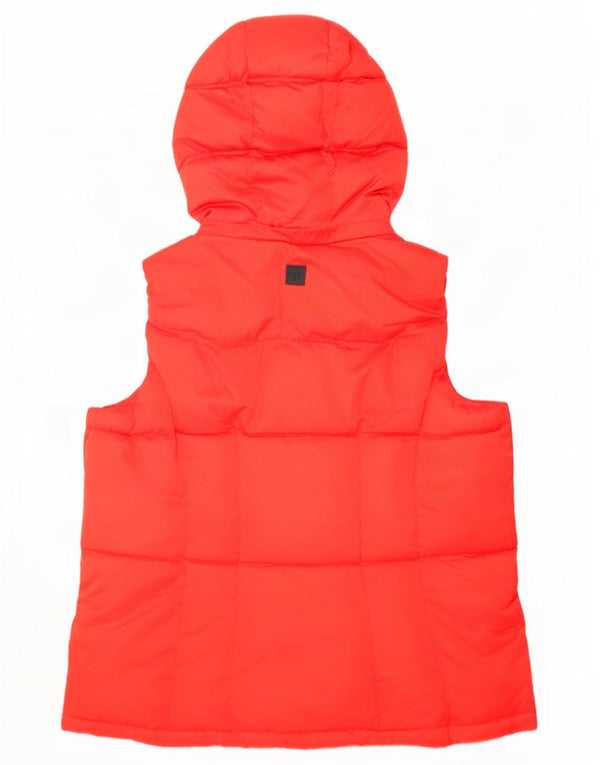 Gilet căptușit cu glugă pentru femei Marks & Spencer UK 18 XL poliester roșu