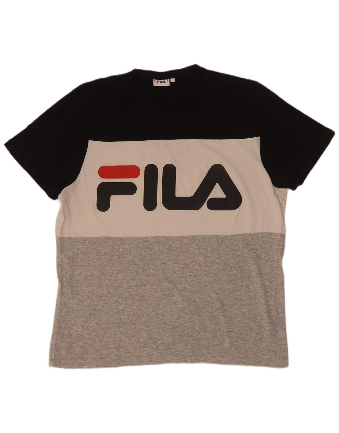 Fila Haut T-Shirt Graphique Homme Multicolore Colourblock