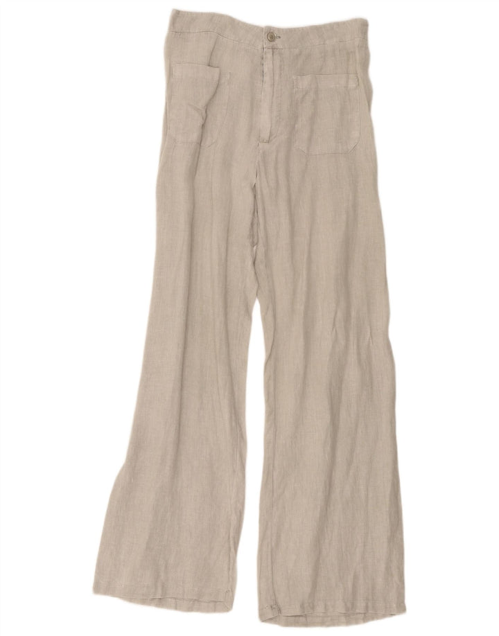 Zara Womens Wide Leg Casual Trousers Medium W28 L32 Grey