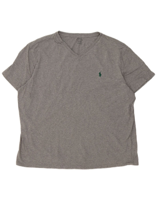 Polo Ralph Lauren T-Shirt Homme Top 2XL Gris Coton