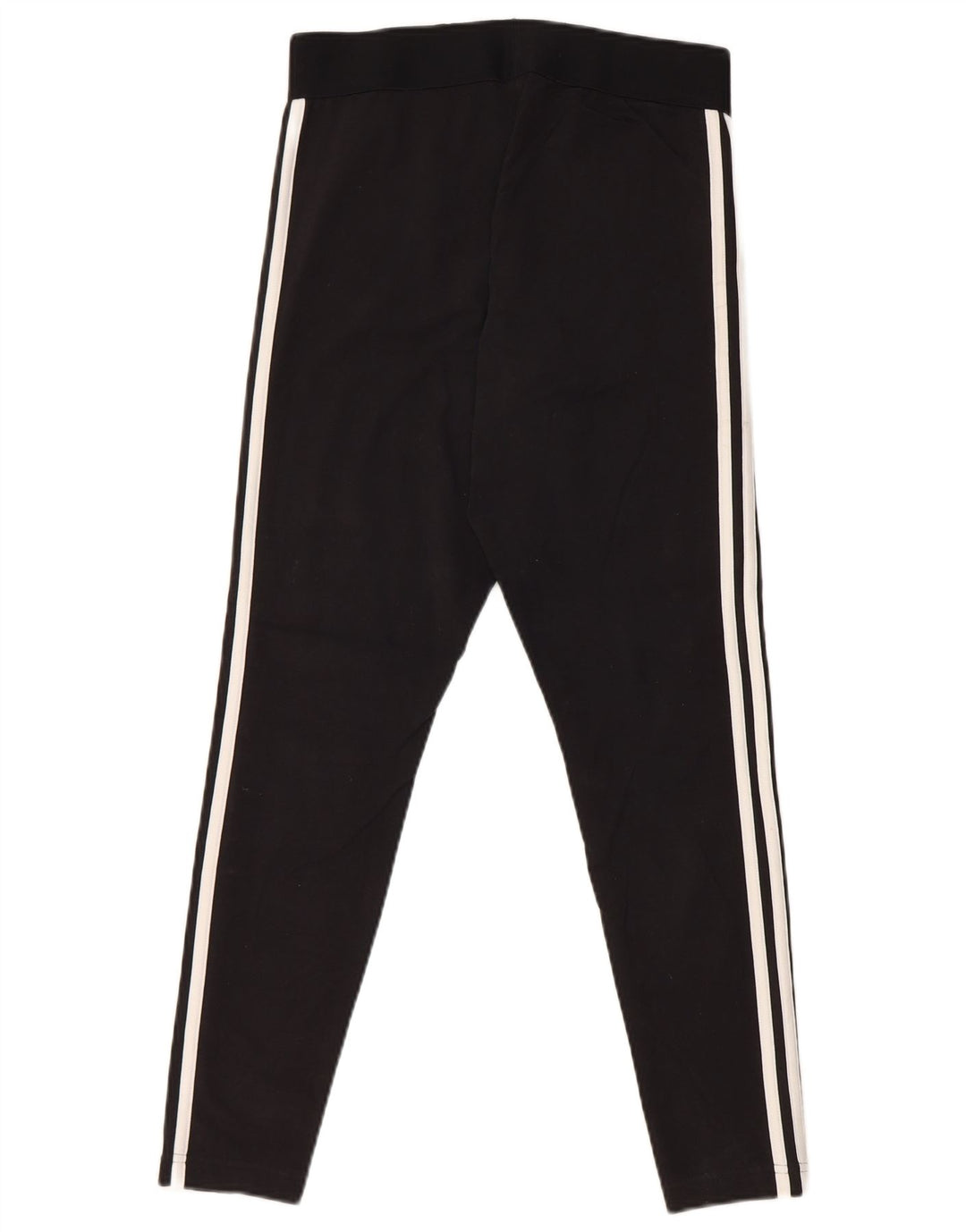 Adidas Dame Leggings UK 12/14 Medium Sort Bomuld