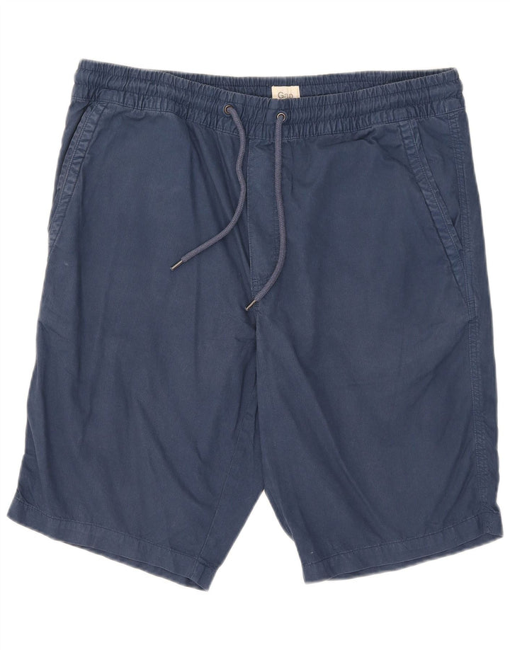 Gap Herre Chino Shorts Large W36 Marineblå Bomuld