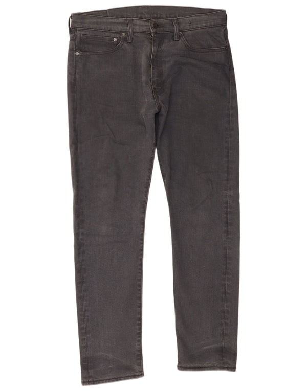 Levi's Mens Slim Jeans W34 L32 Grey Cotton