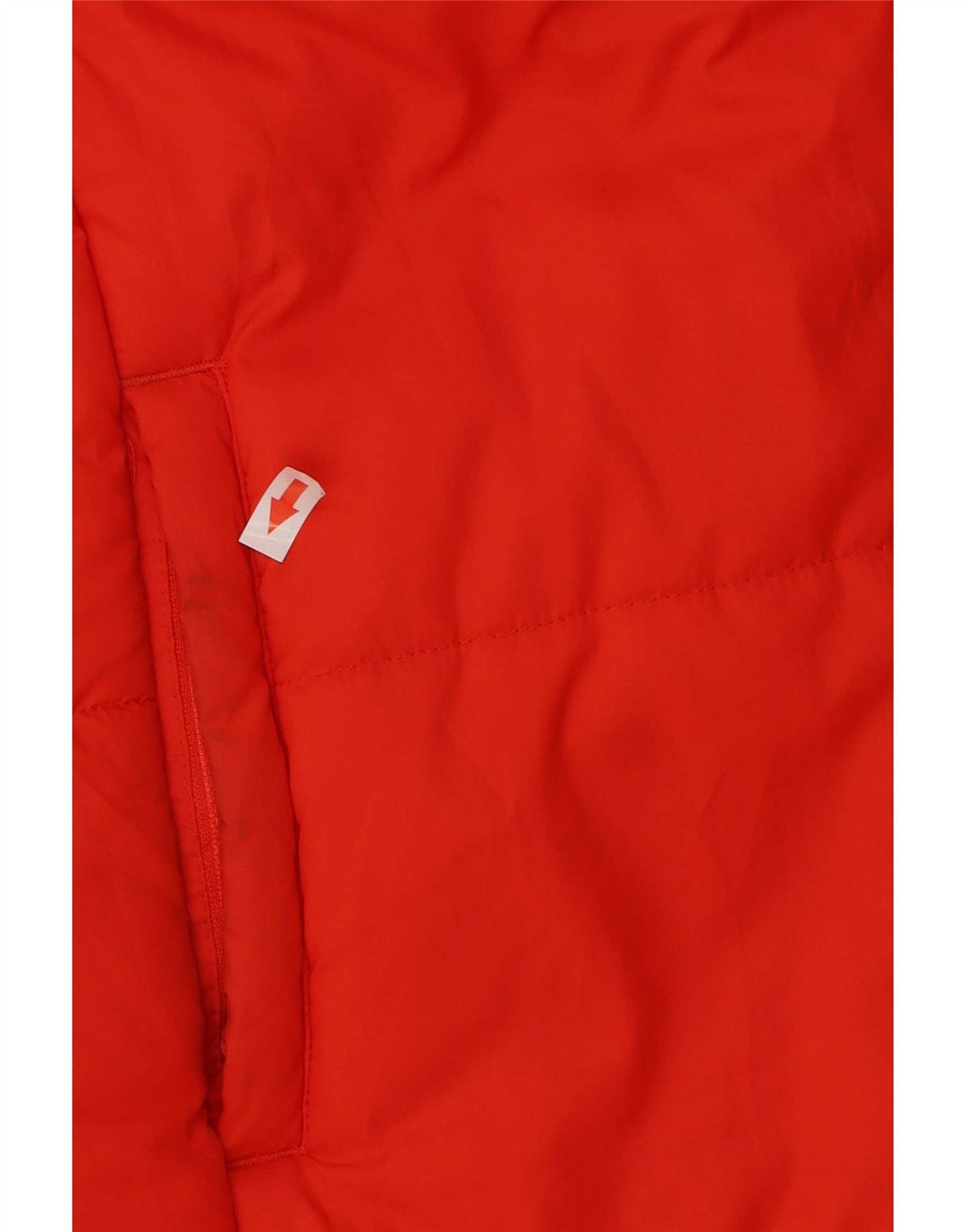 Nike Abrigo acolchado reversible con gráfico extragrande para mujer UK 10 Small Naranja