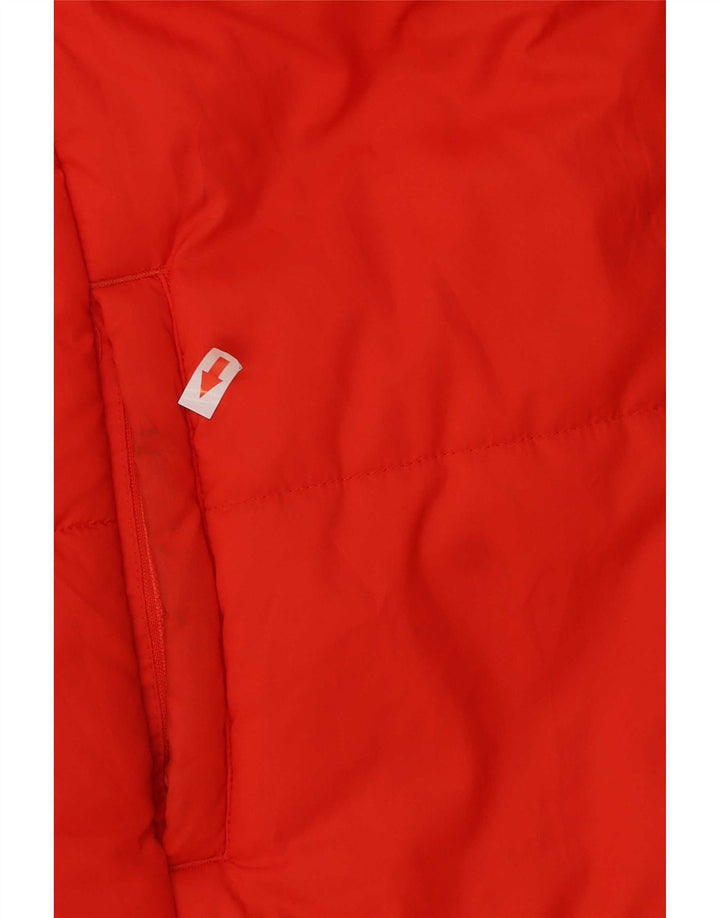 Nike Abrigo acolchado reversible con gráfico extragrande para mujer UK 10 Small Naranja