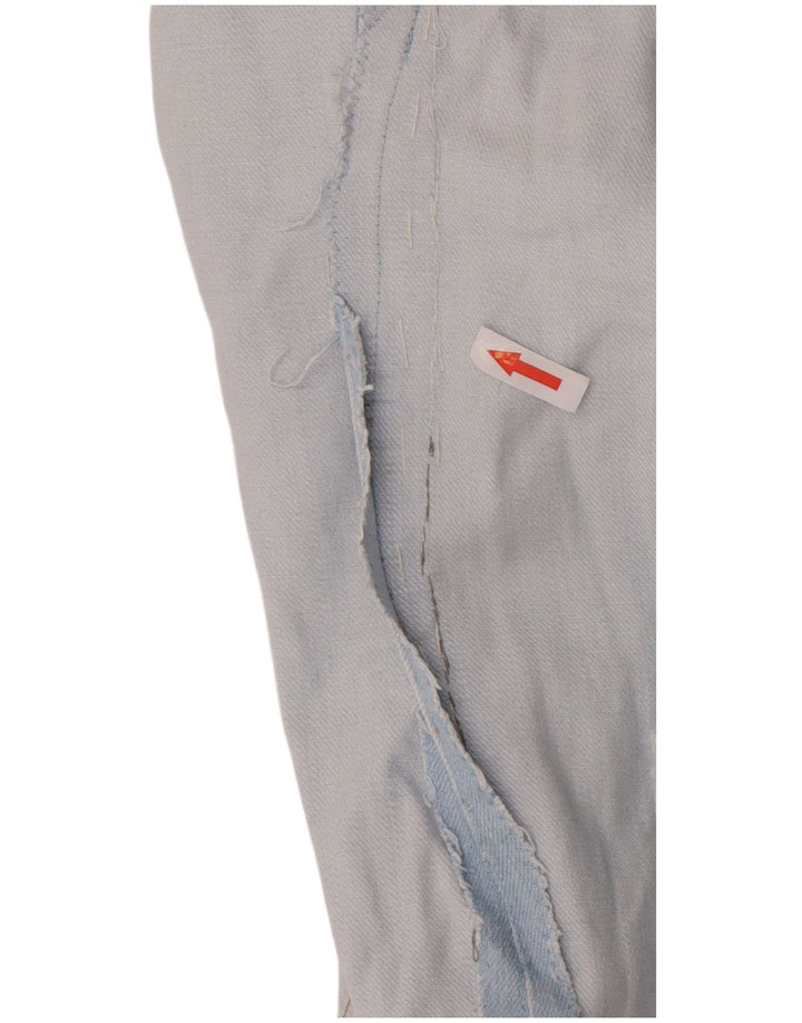 Levi's Damen-Jeansrock, W32, groß, aus blauer Baumwolle
