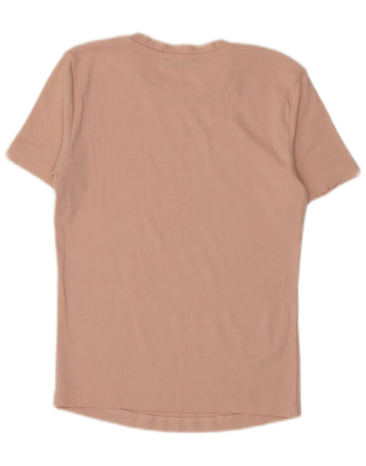 Zara Womens T-Shirt Top UK 14 Large Pink
