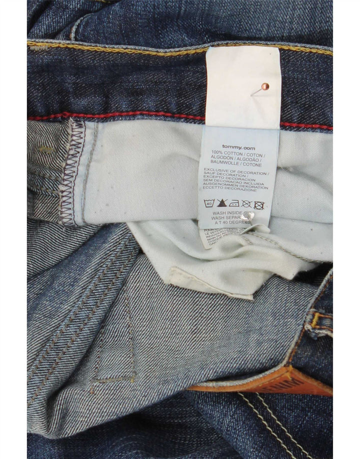 Tommy Hilfiger Mens Manhattan Bootcut Jeans W38 L34 Blue Cotton