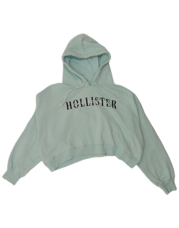 Hollister Pull à capuche surdimensionné pour femme UK 18 XL Turquoise
