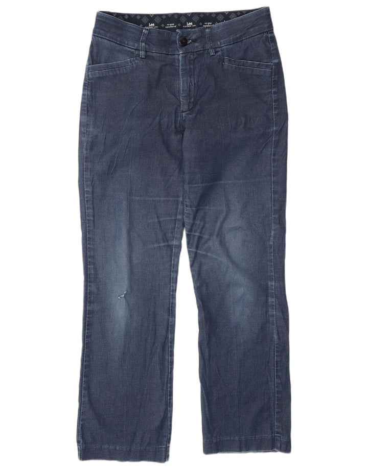 LEE Womens Platinum Label Straight Jeans US 6 Medium W30 L30 Blue Cotton