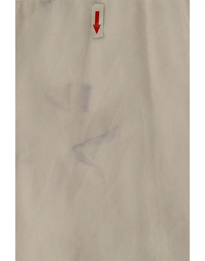Zara Dame Oversized skjorte UK 14 Medium White Bomuld