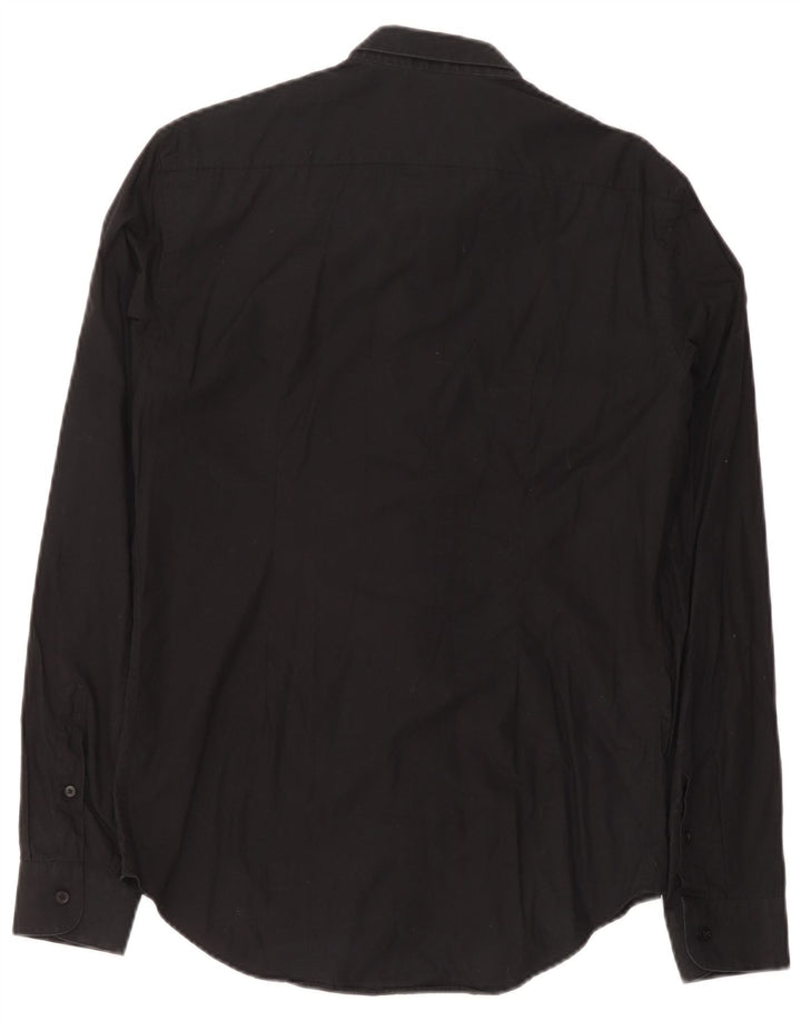 Zara Herre Slim Fit skjorte Medium Sort