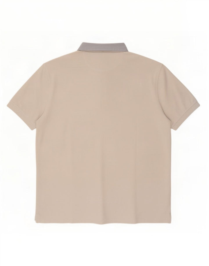 Massimo Dutti Polo Homme 2XL Blanc Coton
