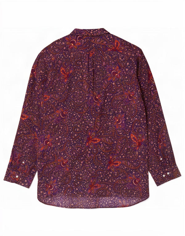 Chaps Dameskjorte UK 20 2XL Lilla Paisley Bomuld