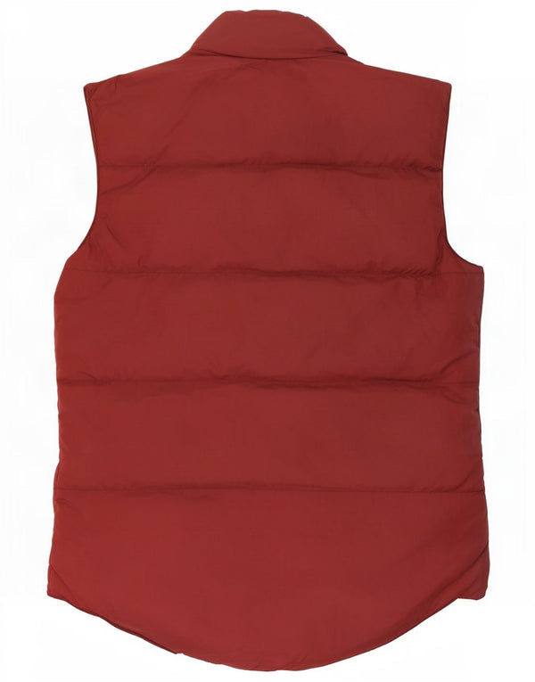Napapijri Herre Polstret Gilet UK 38 Medium Rød Polyamid