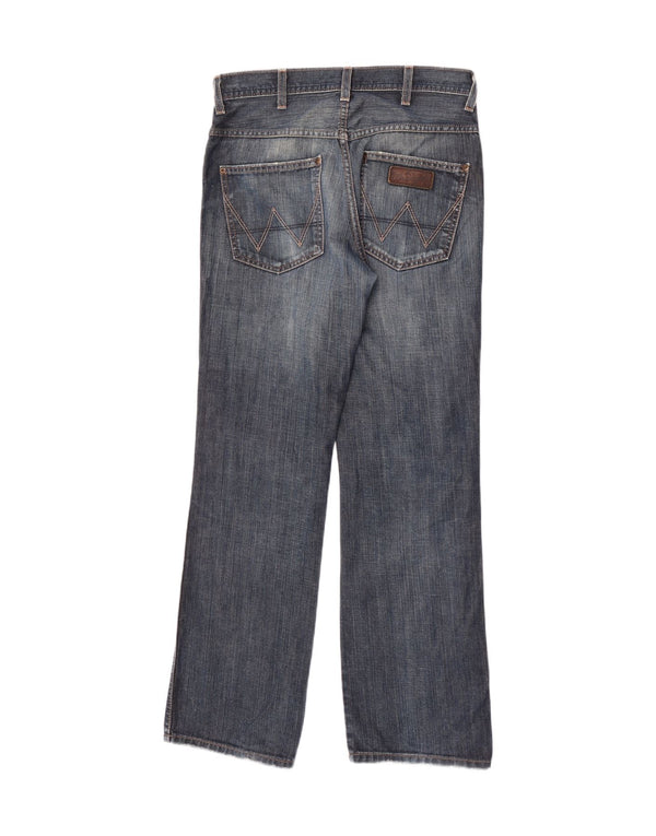 Wrangler Mens Alaska Straight Farmer W31 L32 kék pamut