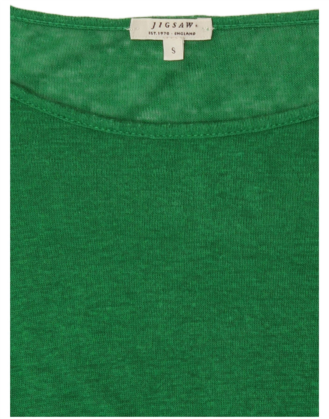 Jigsaw Haut surdimensionné à manches longues pour femme UK 10 Petit Vert