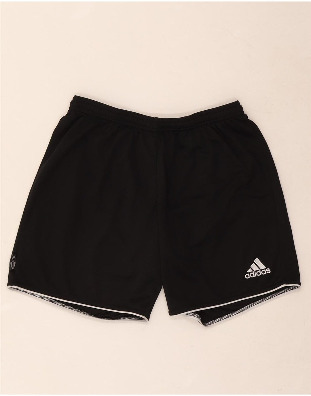 Pantaloncini sportivi Adidas Climalite da uomo medio poliestere nero