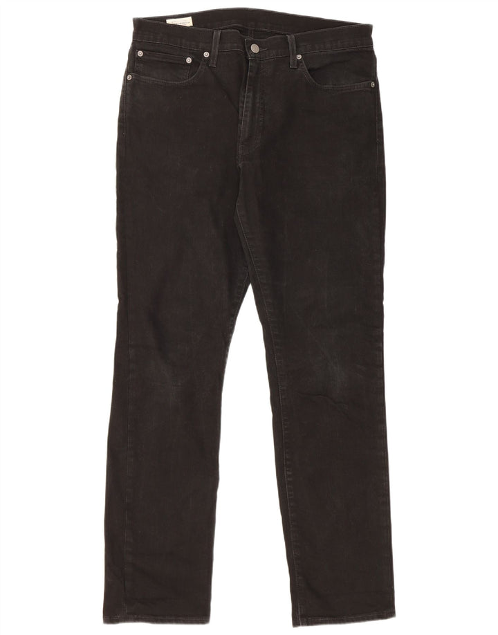 Levi's Mens 511 Slim Jeans W34 L32 Black Cotton