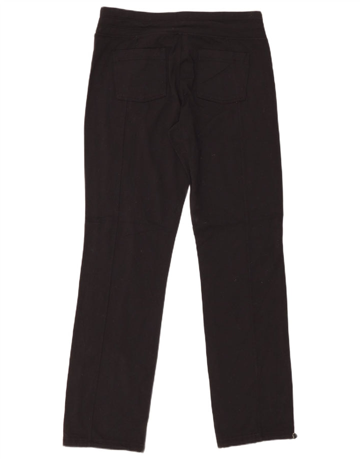 ATHLETA Træningsdragtsbukser til kvinder UK 14 Medium Sort Nylon