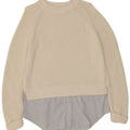 Maglione maglione girocollo da donna Marks & Spencer UK 14 grande bianco sporco