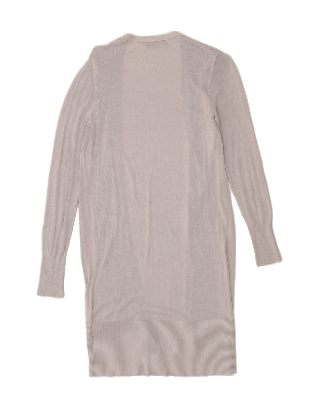 OASIS Womens Longline Open Cardigan Sweater UK 10 Small Grey Viscose Vintage Oasis and Second-Hand Oasis from Messina Hembry 