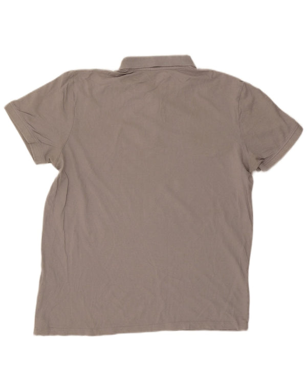 Ανδρικό μπλουζάκι πόλο Jack & Jones XL Γκρι βαμβακερό