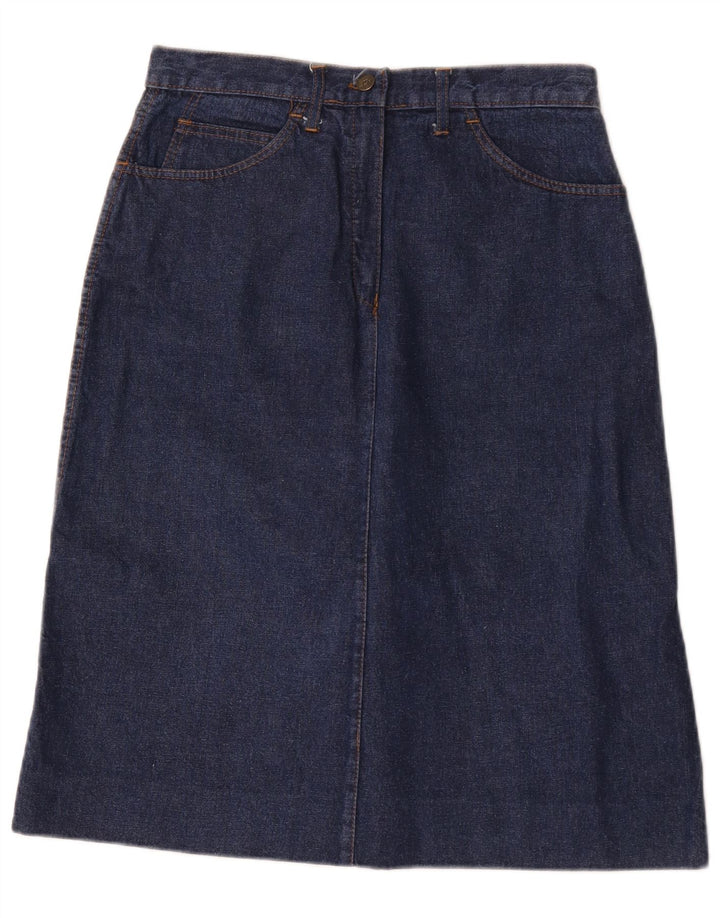 Vintage denimnederdel til kvinder W30 Medium Navyblå