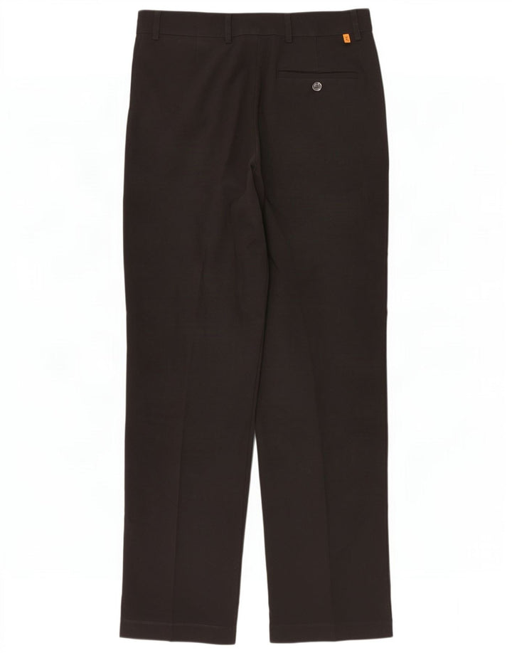 Pantaloni casual dritti da uomo Farah W34 L33 poliestere nero