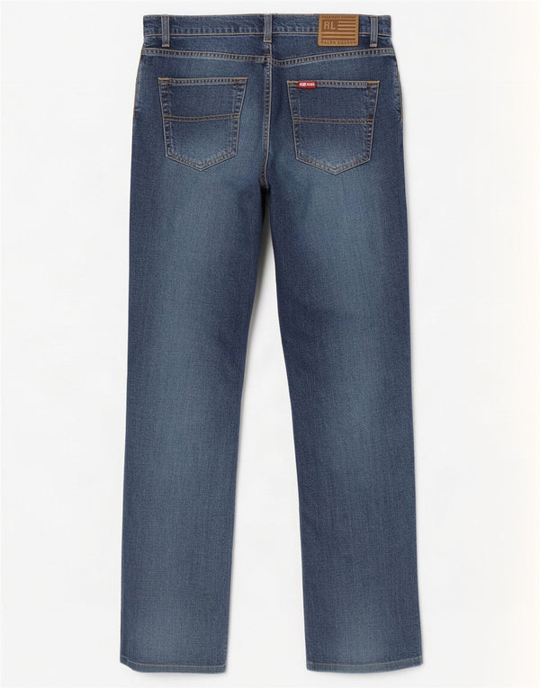 Ralph Lauren Dame Straight Jeans US 10 Large W31 L28 Blå Bomuld