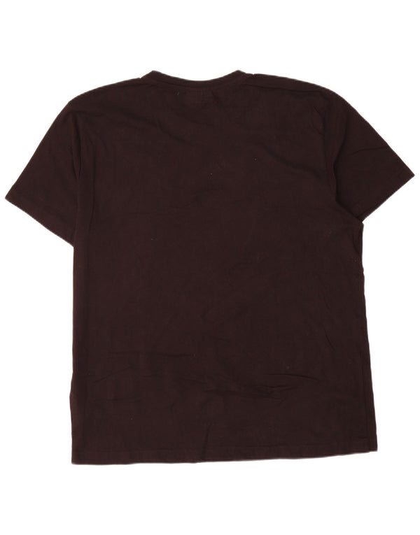 T-shirt da uomo a maniche corte Kappa Top 2XL cotone nero