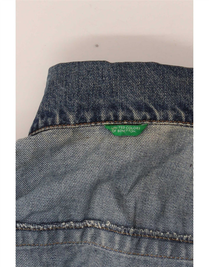 Giacca di jeans da uomo Benetton UK 40 grande blu