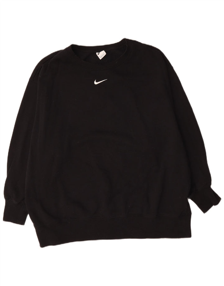 Nike Mens Sweatshirt Jumper 2XL Black Cotton