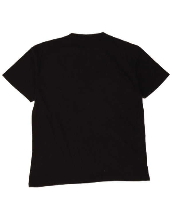Vans Herre grafisk T-shirt Top Medium Sort Blomsterbomuld