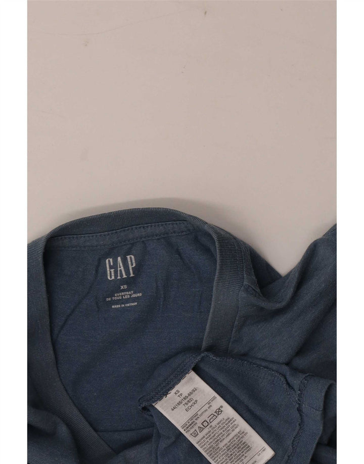 Gap Mens T-Shirt Top XS Blue Cotton