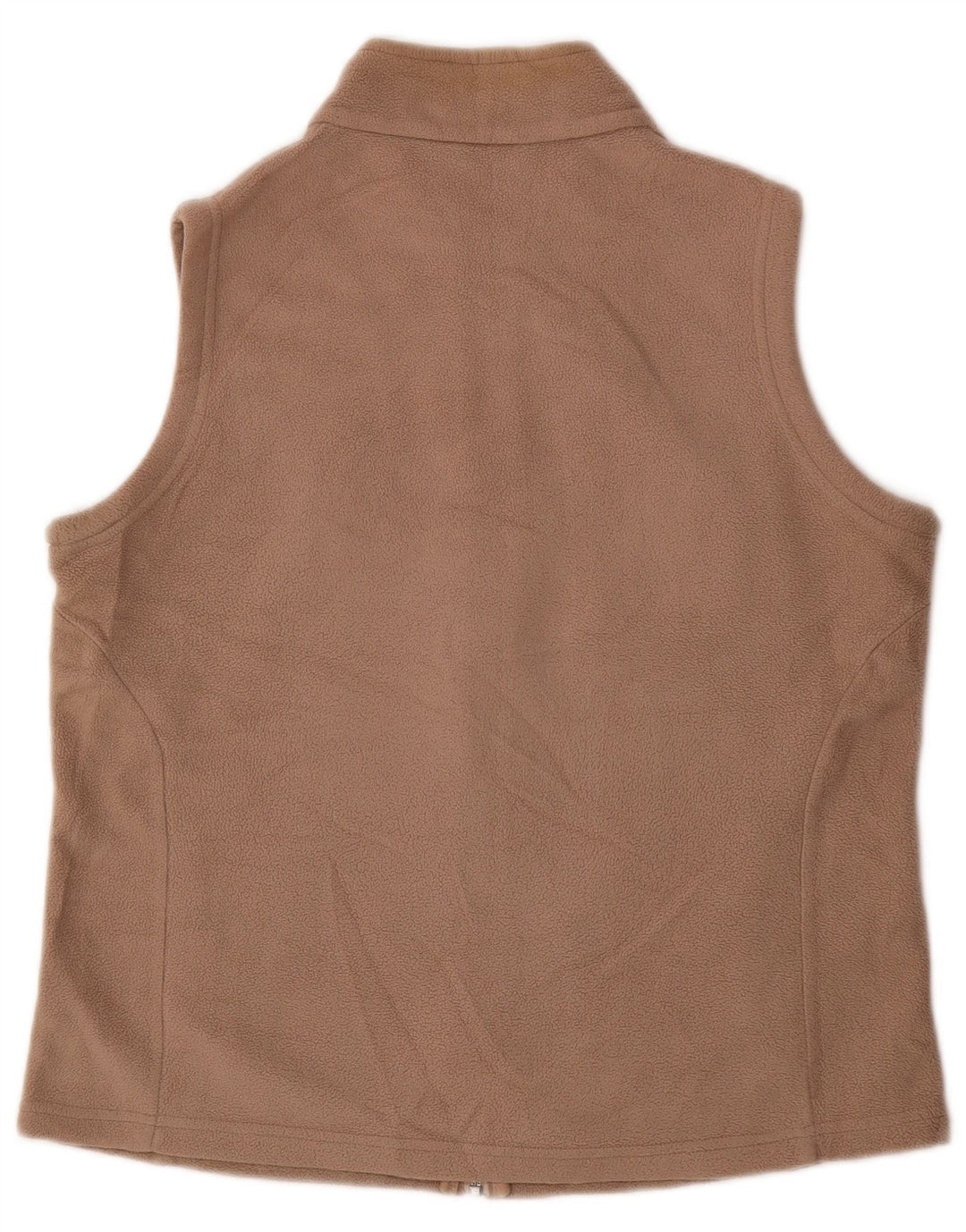 Marks & Spencer Dame Fleece Gilet UK 16 Large Beige Polyester