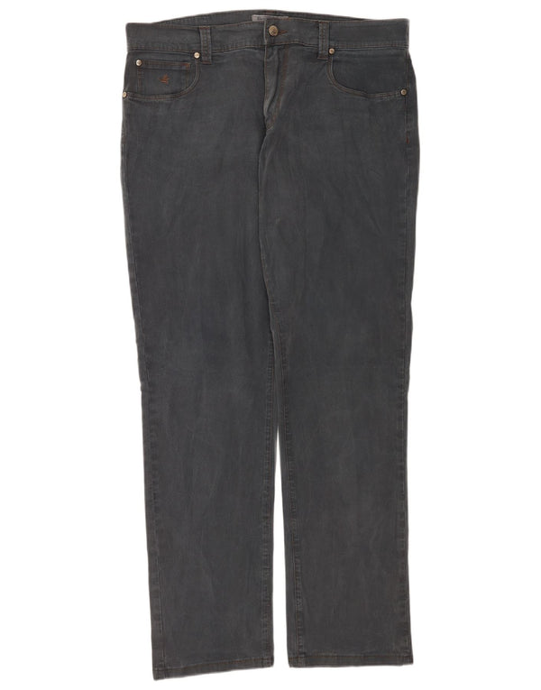 Мужские прямые джинсы Brooksfield IT 52 XL W38 L32 серые, хлопок