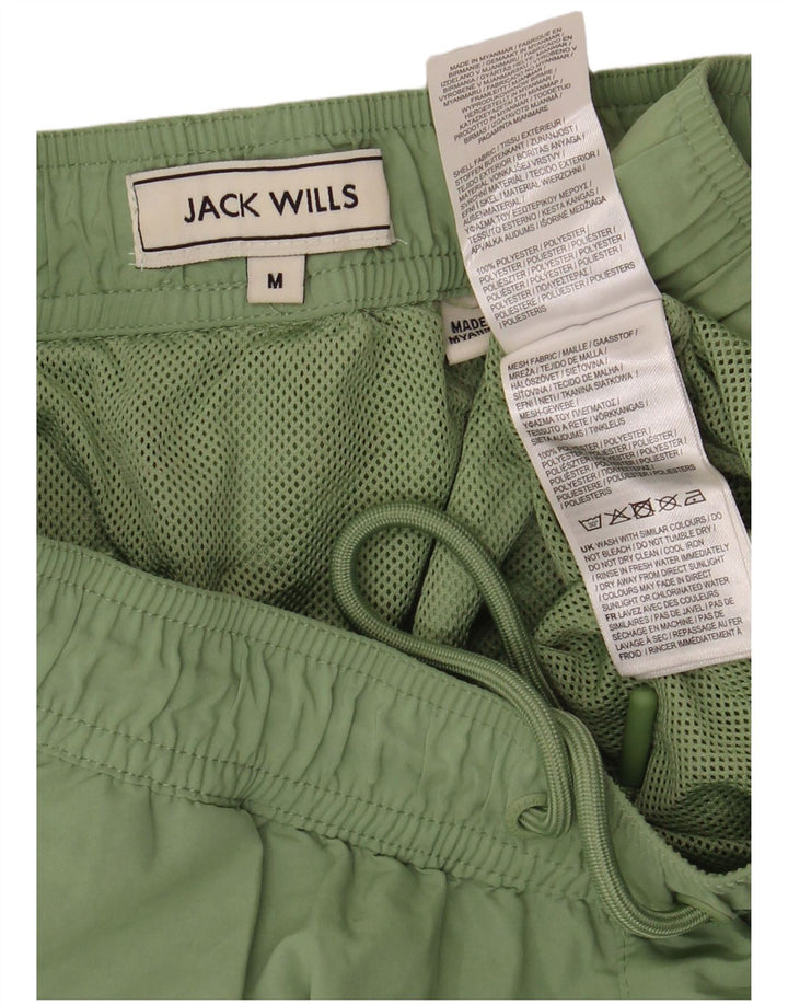 Jack Wills Mens Sport Shorts Medium Green Polyester