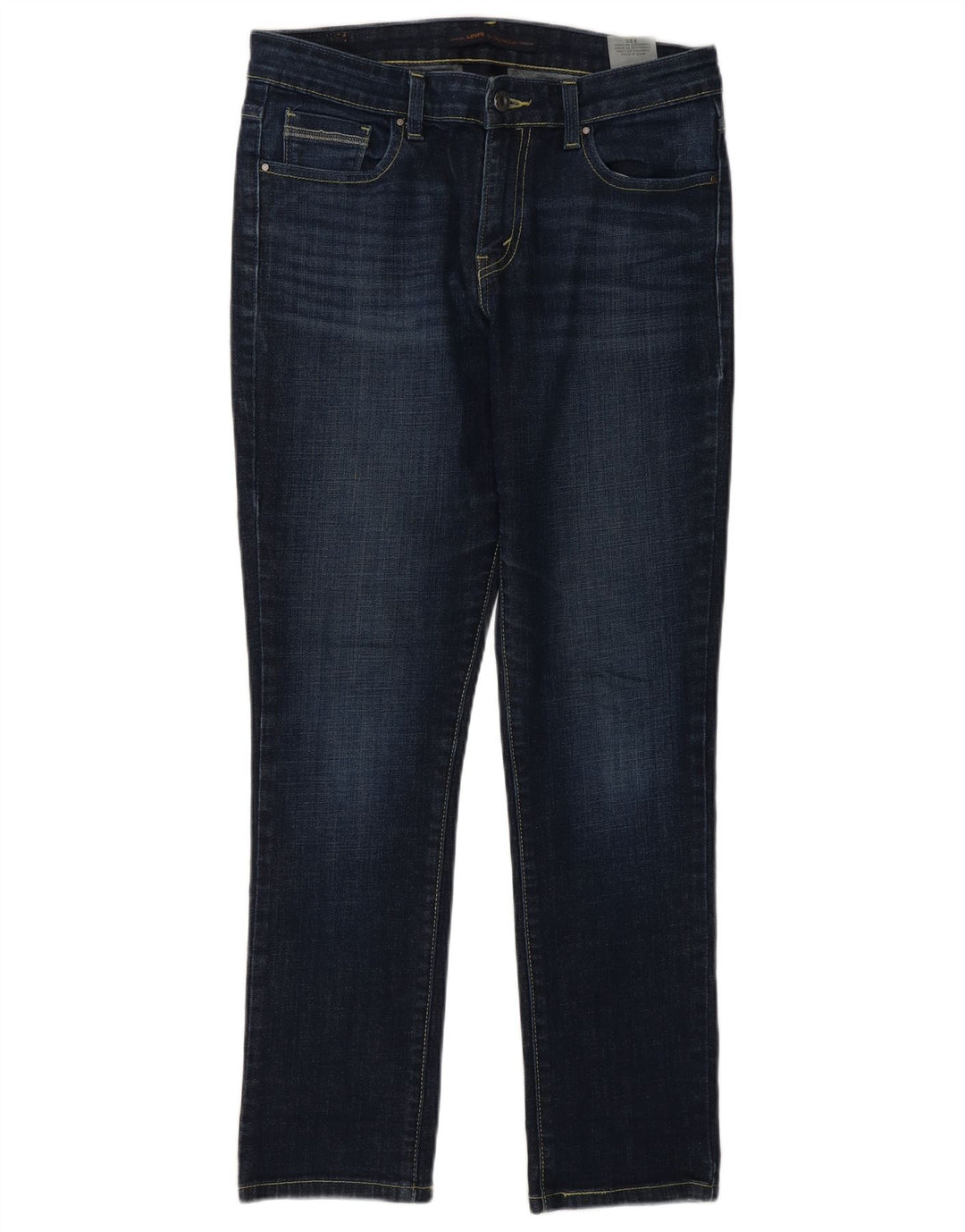 Levi's Damen Slim Jeans US 8 Medium W30 L29 Marineblau Baumwolle