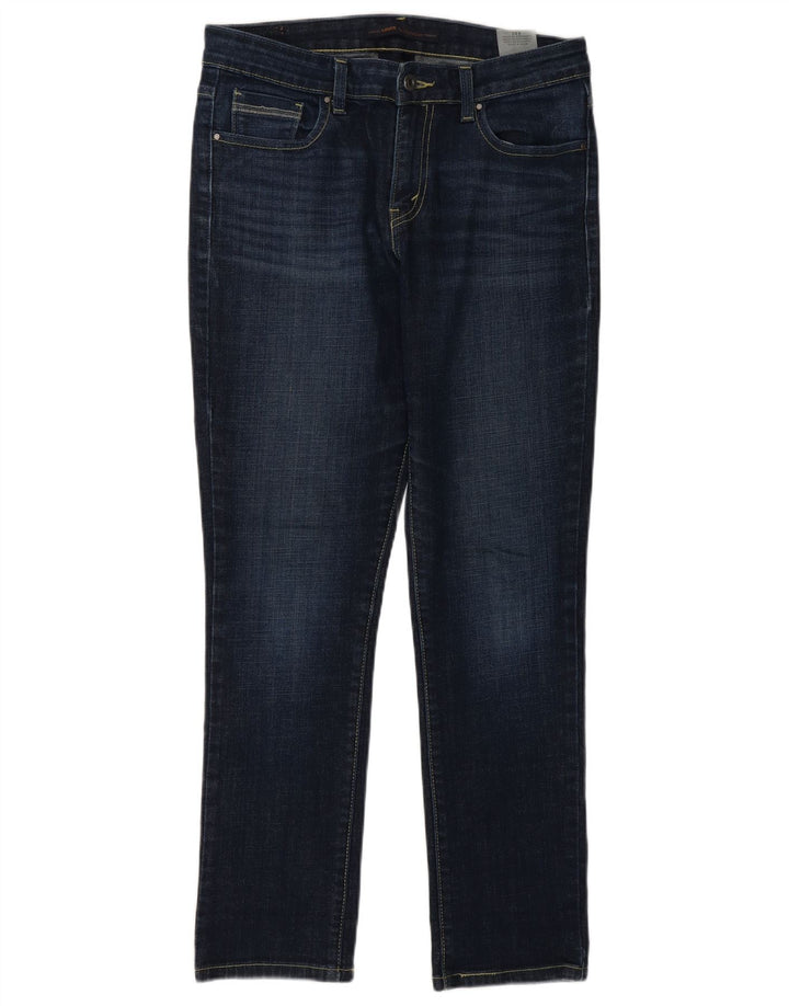 Levi's Damen Slim Jeans US 8 Medium W30 L29 Marineblau Baumwolle