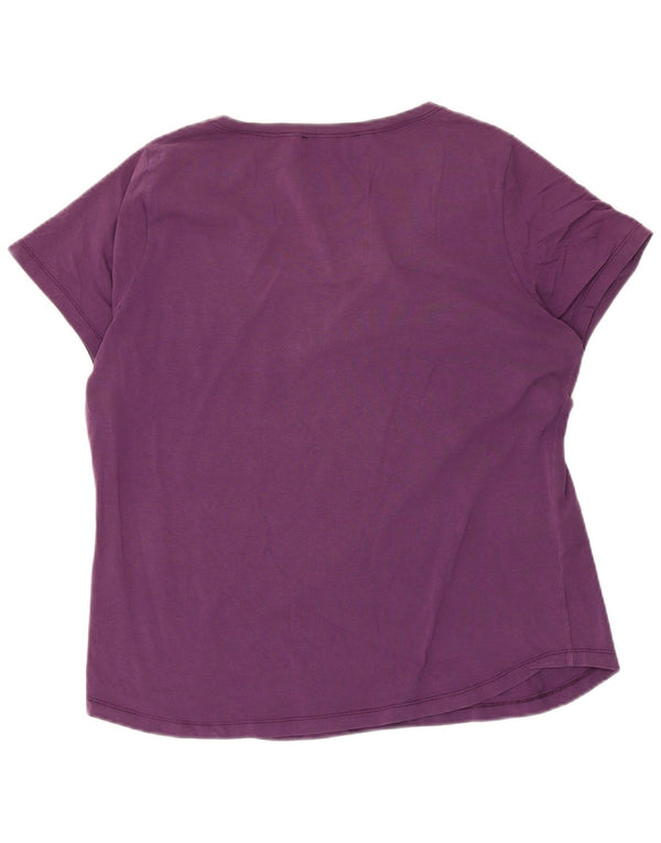 Liu Jo Dame Ajay T-Shirt Top IT 52 2XL Lilla