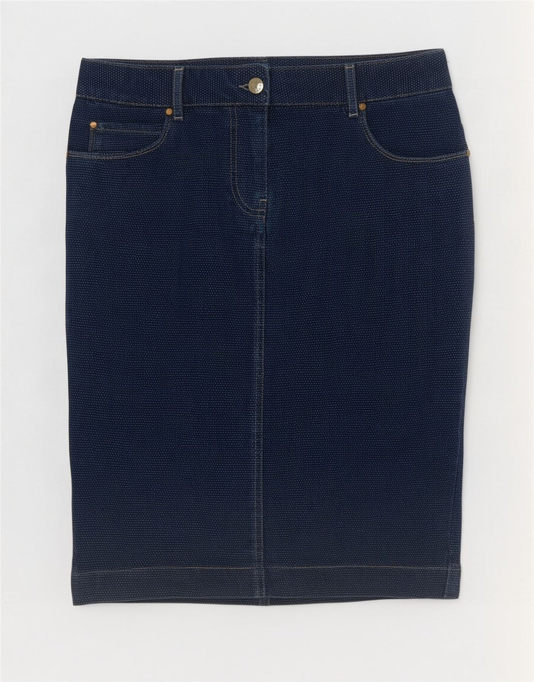 Marina Yachting Womens Denim Skirt W28 Medium Navy Blue