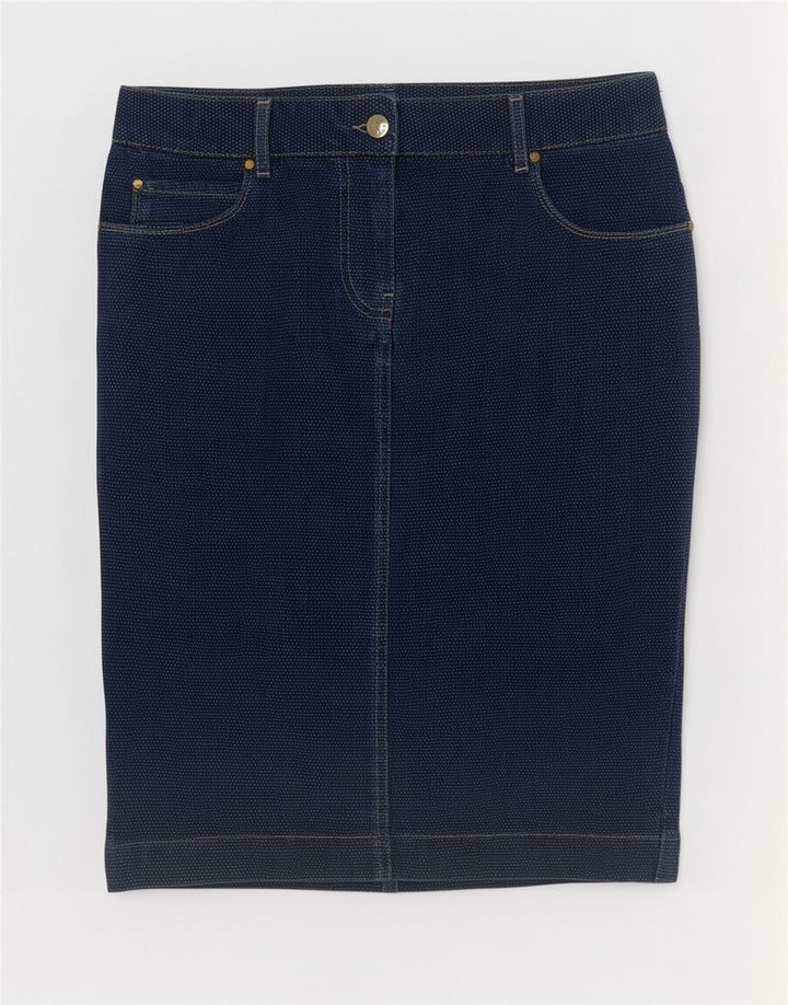 Marina Yachting Womens Denim Skirt W28 Medium Navy Blue