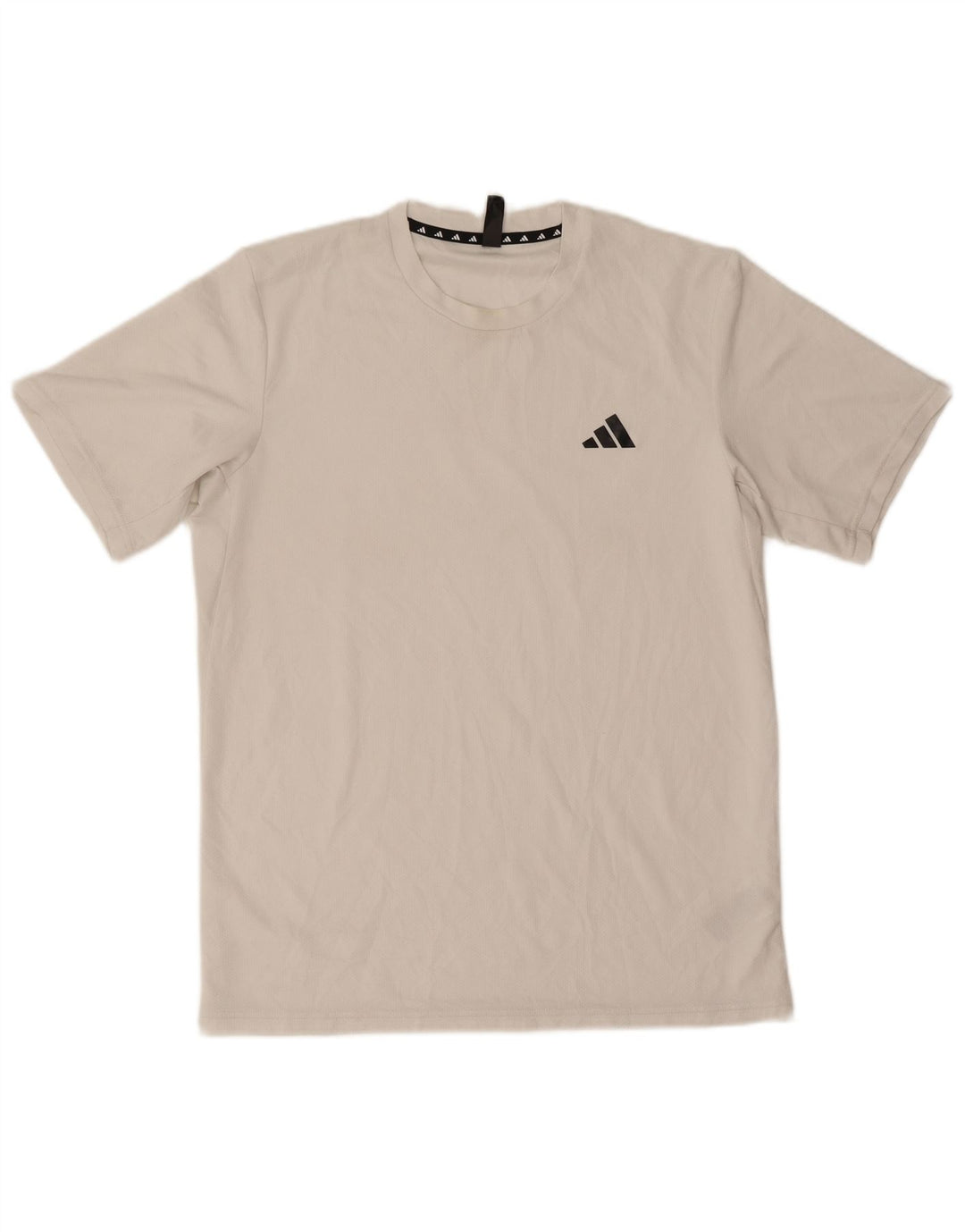 Adidas Mens Aeroready T-Shirt Top Medium White Polyester