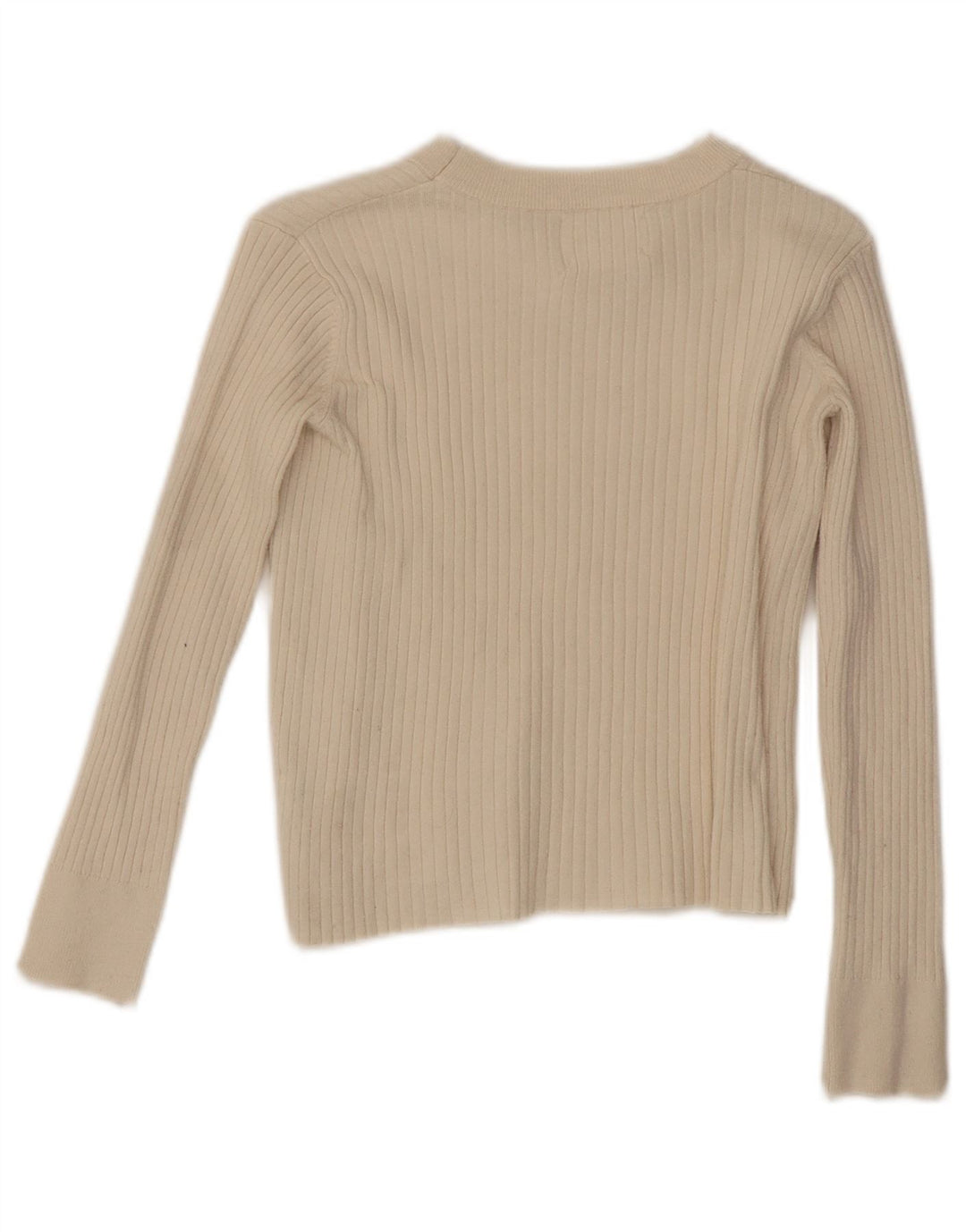 Zara Girls Top Long Sleeve 13-14 Years Off White