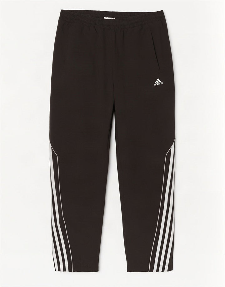 Adidas férfi tréningruha nadrág közepes fekete poliészter