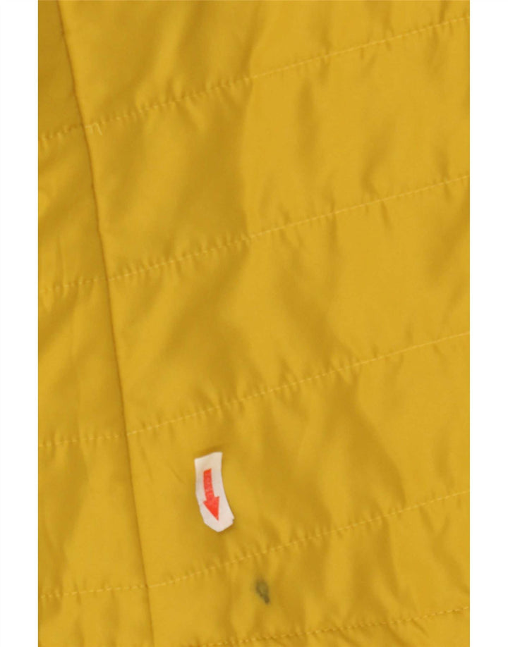 Marks & Spencer Chaqueta acolchada para mujer UK 10 Small Amarillo Poliéster