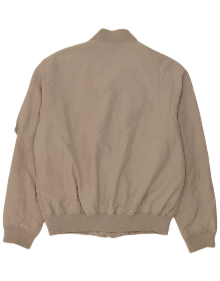 Zara Veste Bomber Homme UK 42 XL Gris Polyester