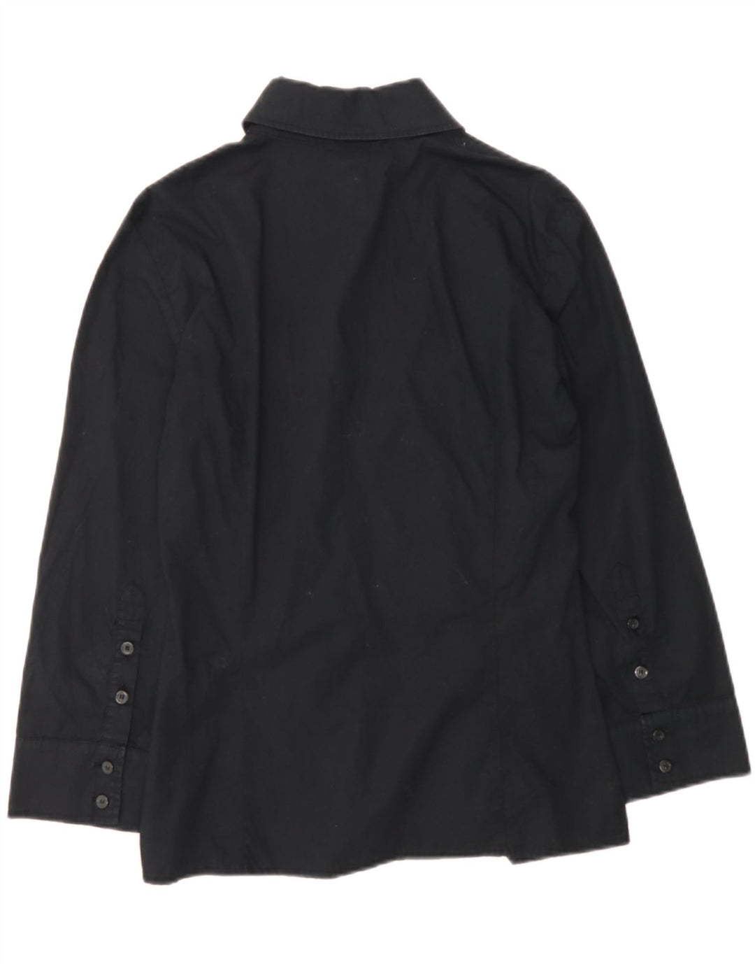 MAX & CO. Womens Shirt IT 44 Medium Black Cotton Vintage Max & Co. and Second-Hand Max & Co. from Messina Hembry 
