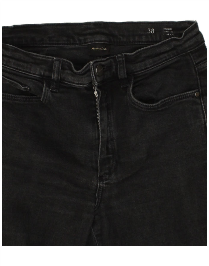 MASSIMO DUTTI Womens High Rise Skinny Jeans EU 38 Medium W28 L28 Black | Vintage Massimo Dutti | Thrift | Second-Hand Massimo Dutti | Used Clothing | Messina Hembry 